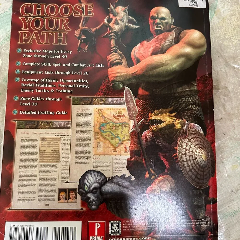 Everquest II Prima Official Game Guide Role Playing Game 300+ Quest Walkthroughs